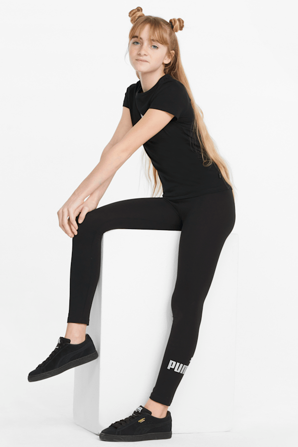 Essentials Logo Girls Leggings PUMA